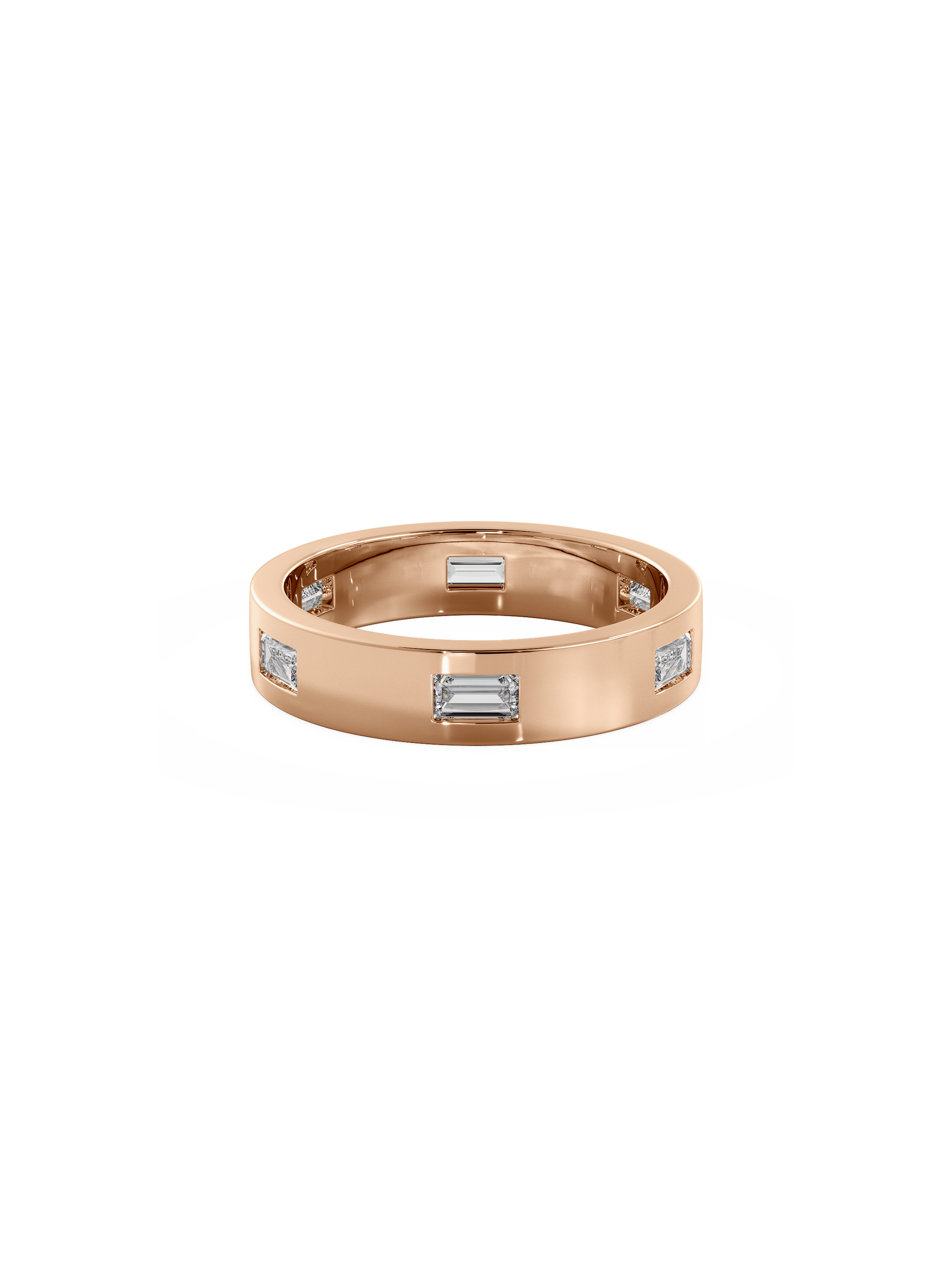 0.37 CT Round Full Eternity Lab Grown Diamond Wedding Band