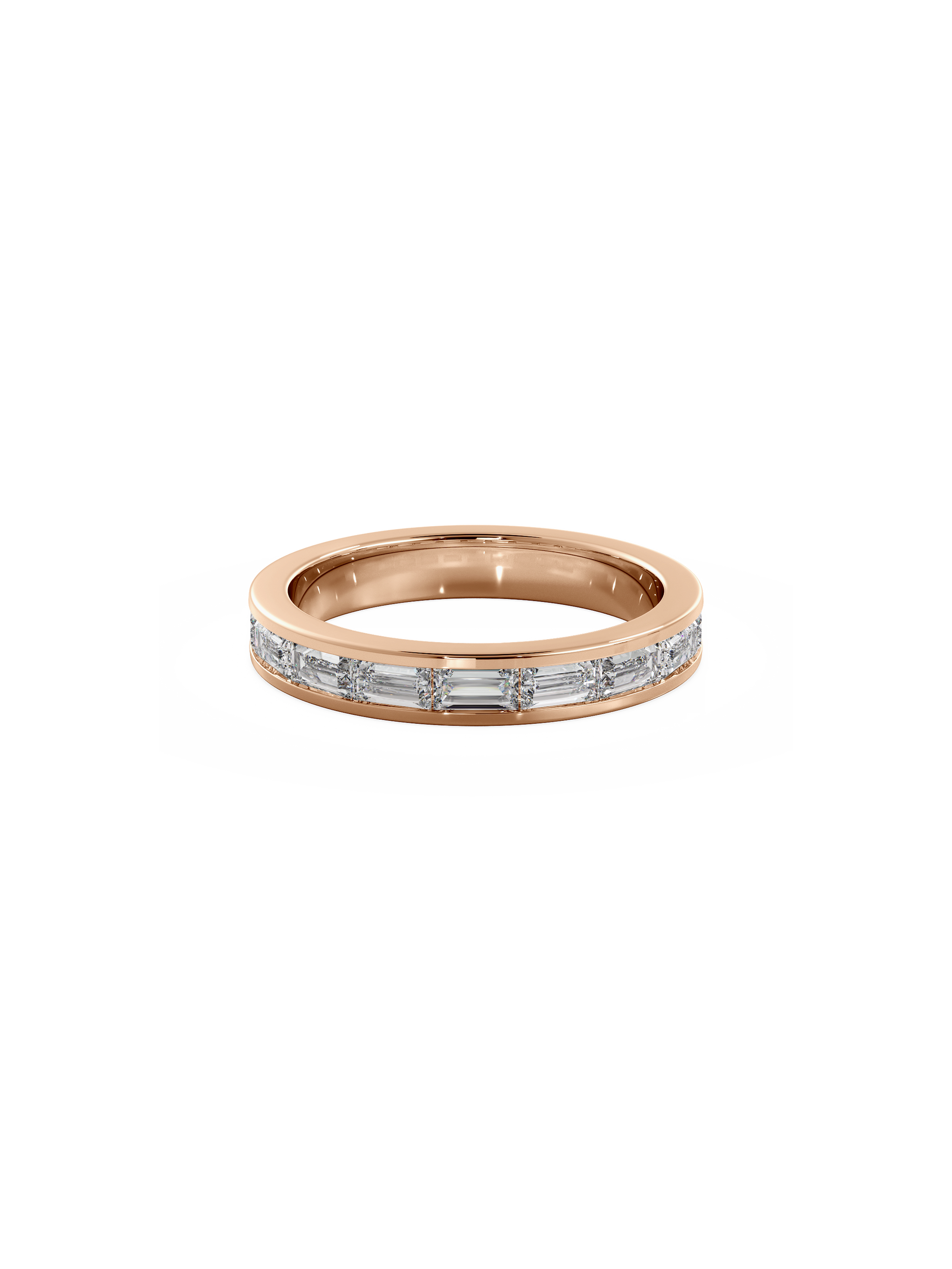 0.37 CT Round Full Eternity Lab Grown Diamond Wedding Band