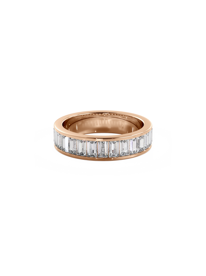 0.37 CT Round Full Eternity Lab Grown Diamond Wedding Band