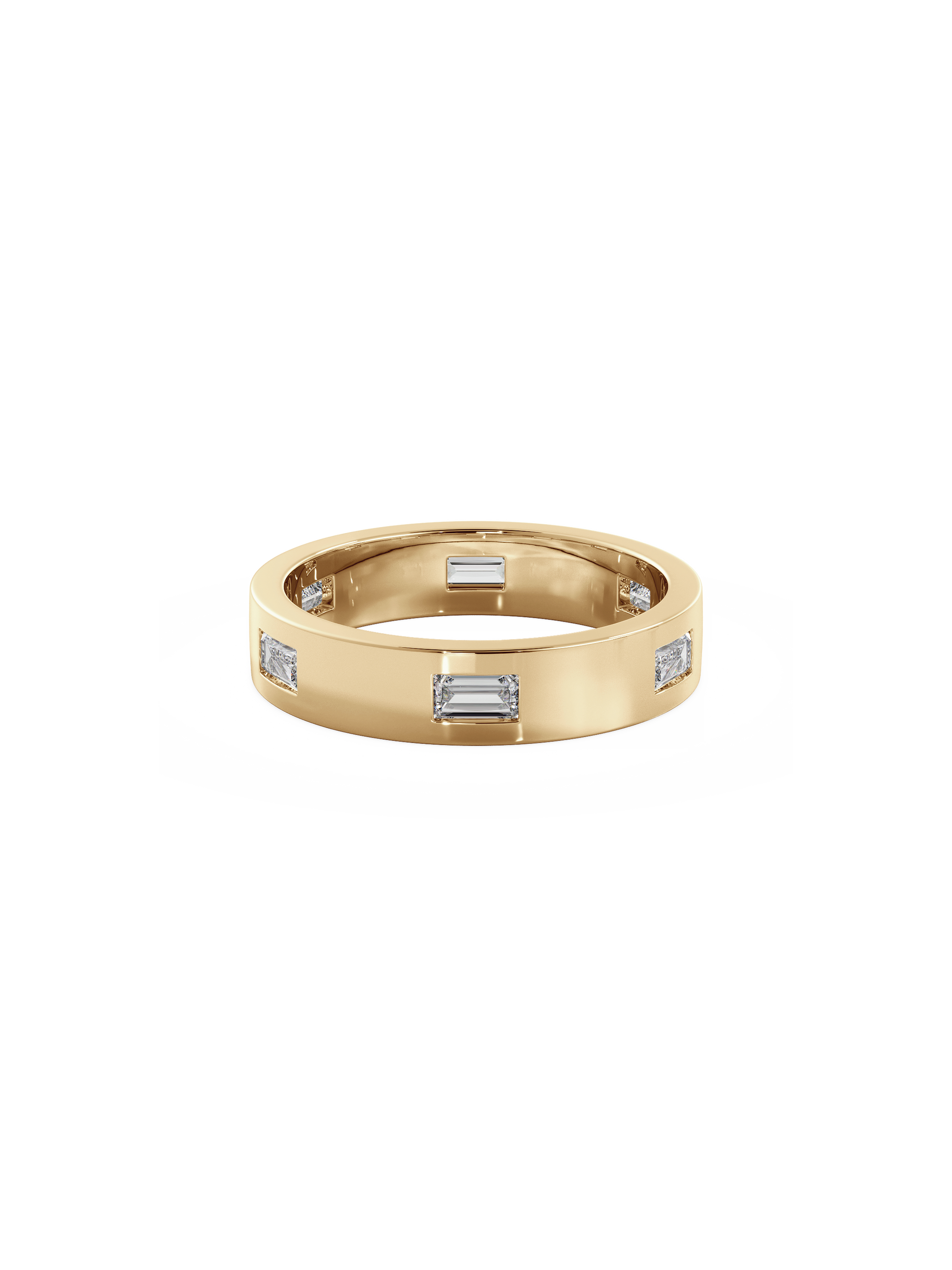 0.37 CT Round Full Eternity Lab Grown Diamond Wedding Band