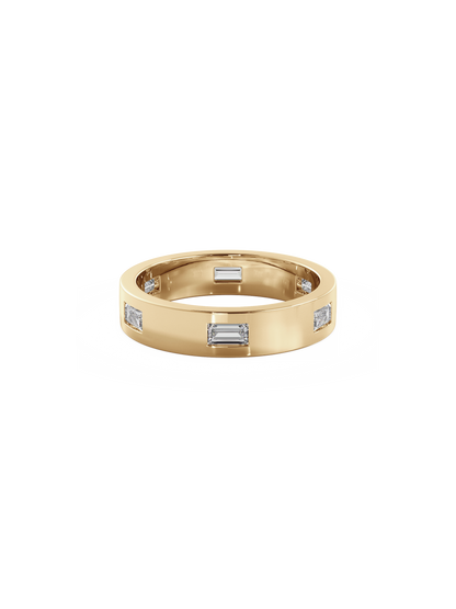 0.37 CT Round Full Eternity Lab Grown Diamond Wedding Band
