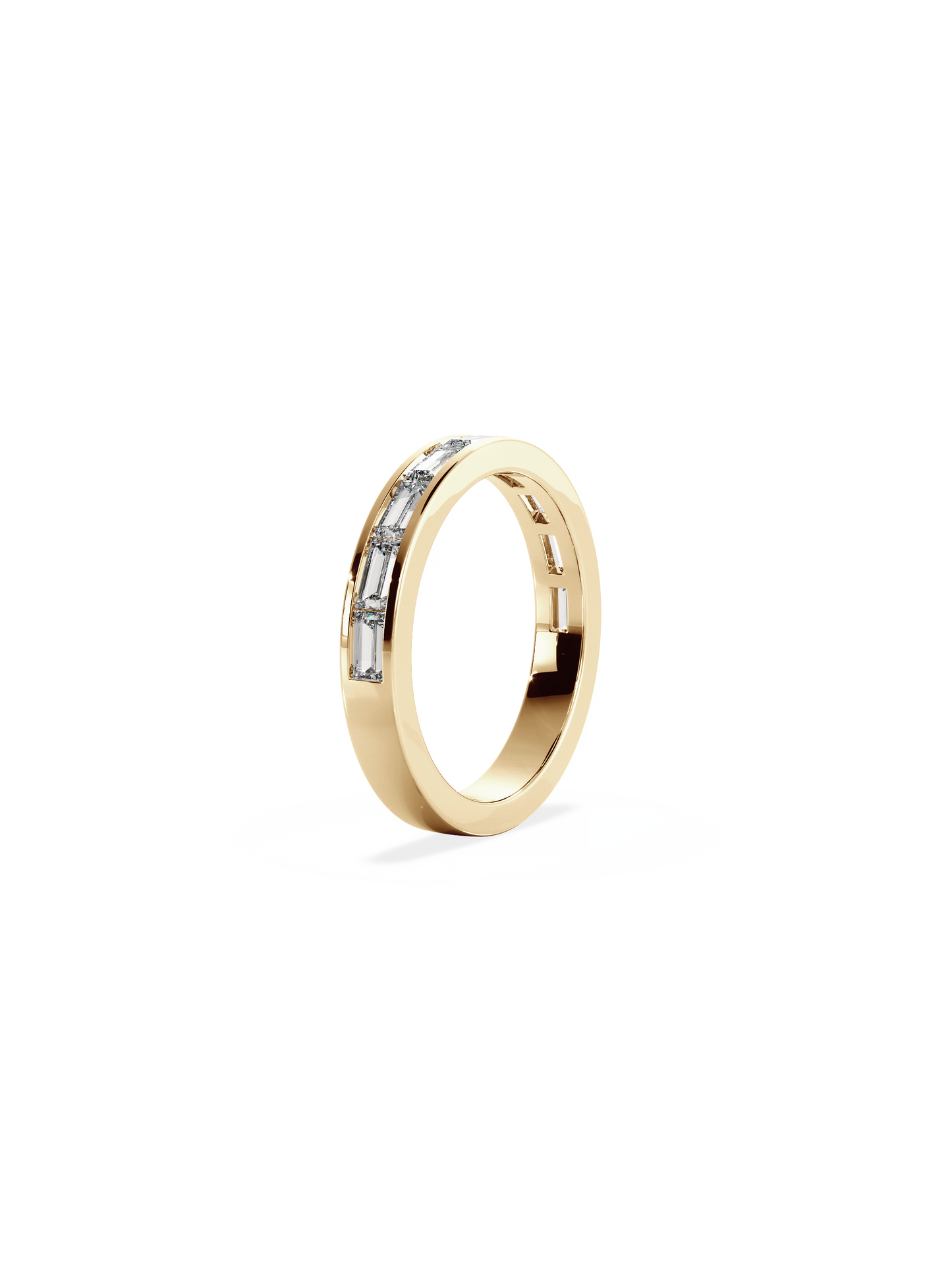 0.37 CT Round Full Eternity Lab Grown Diamond Wedding Band