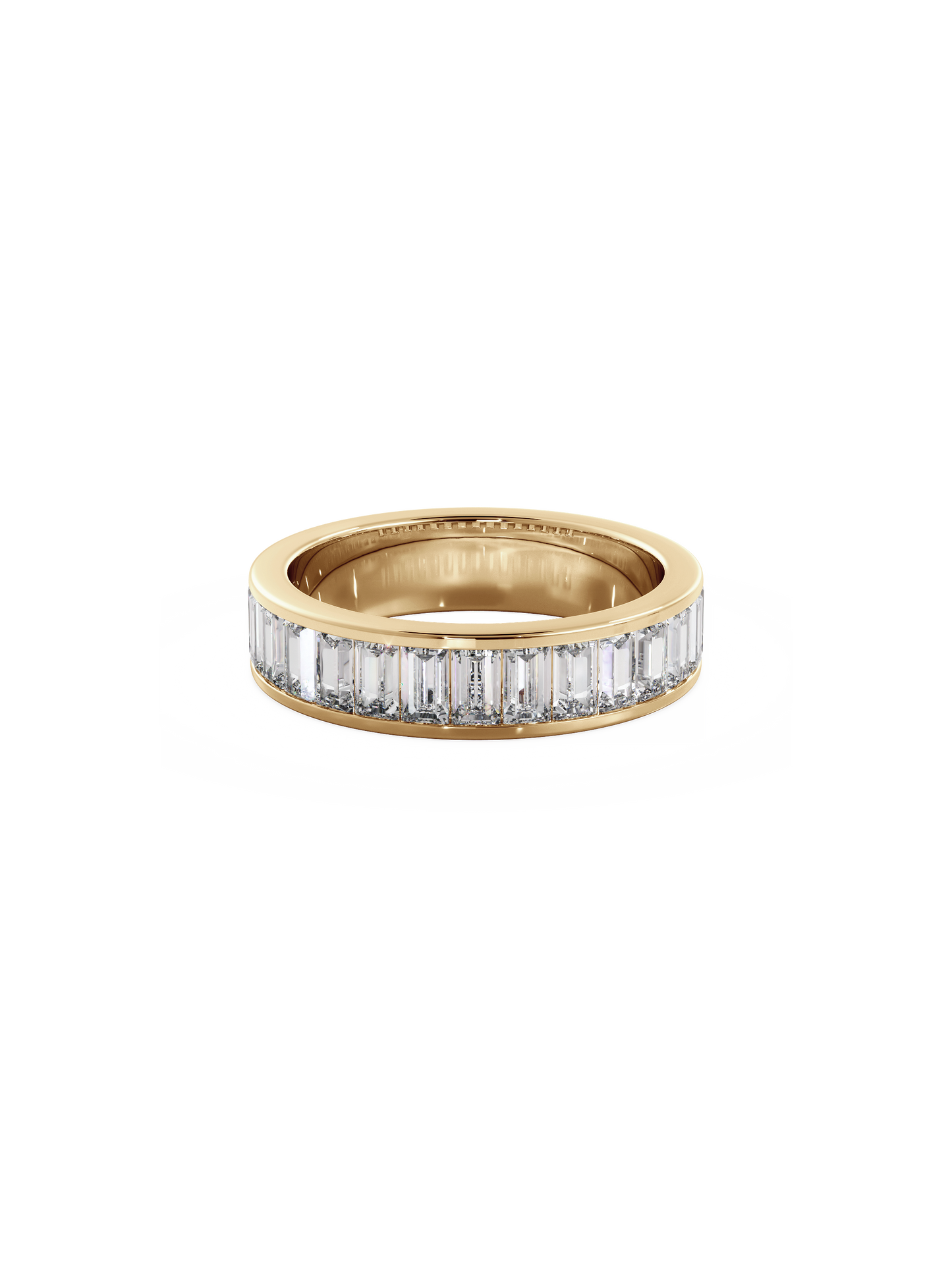 0.37 CT Round Full Eternity Lab Grown Diamond Wedding Band