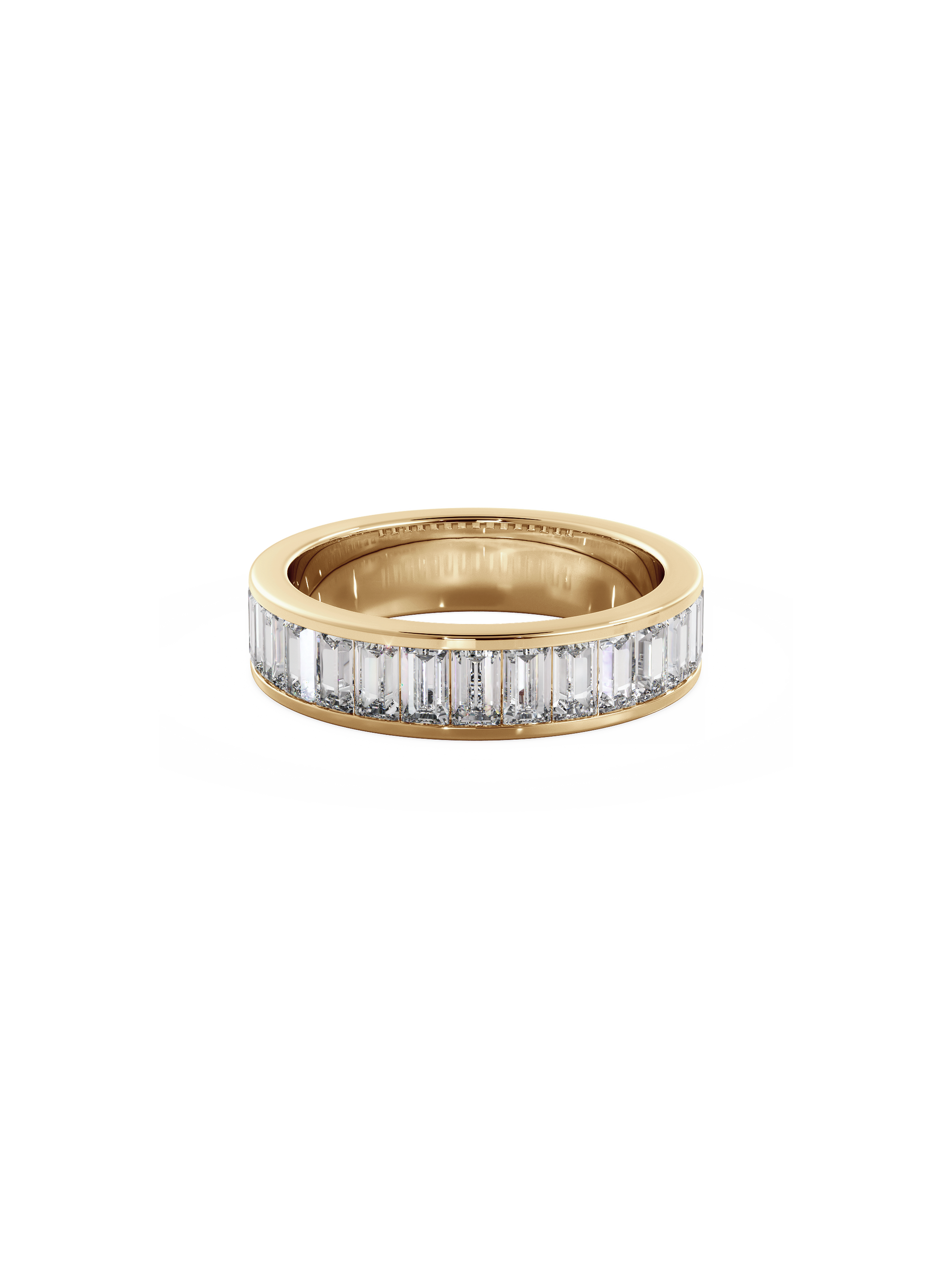 0.37 CT Round Full Eternity Lab Grown Diamond Wedding Band