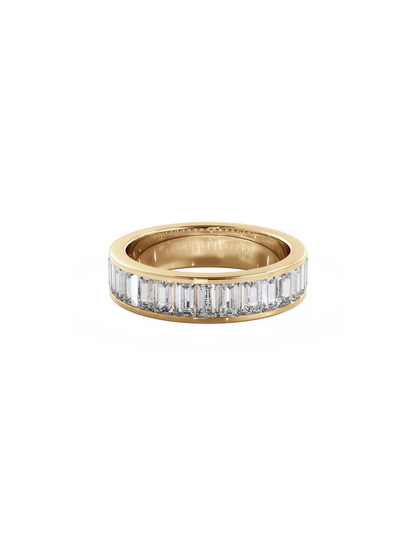 0.37 CT Round Full Eternity Lab Grown Diamond Wedding Band