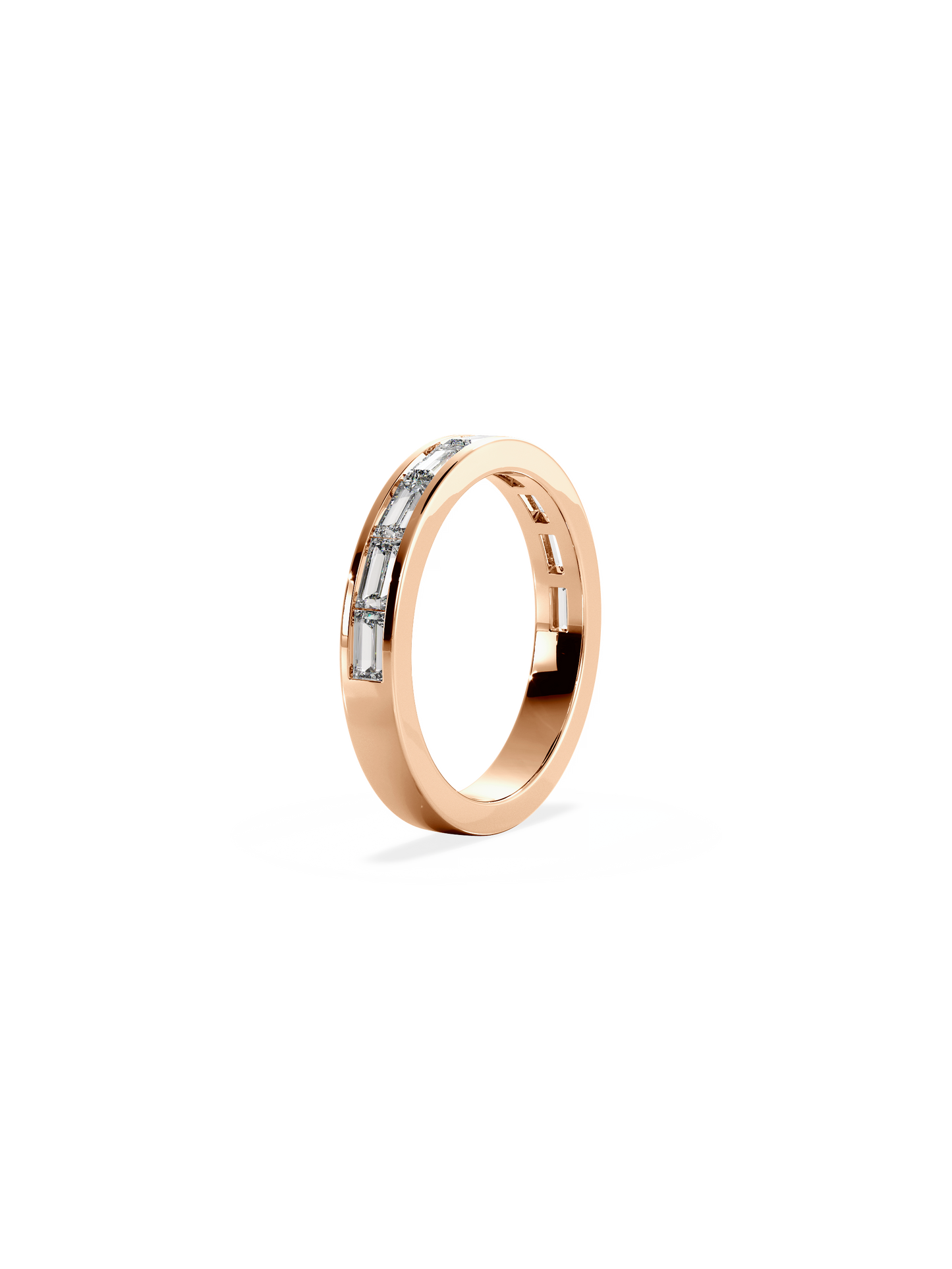 0.37 CT Round Full Eternity Lab Grown Diamond Wedding Band