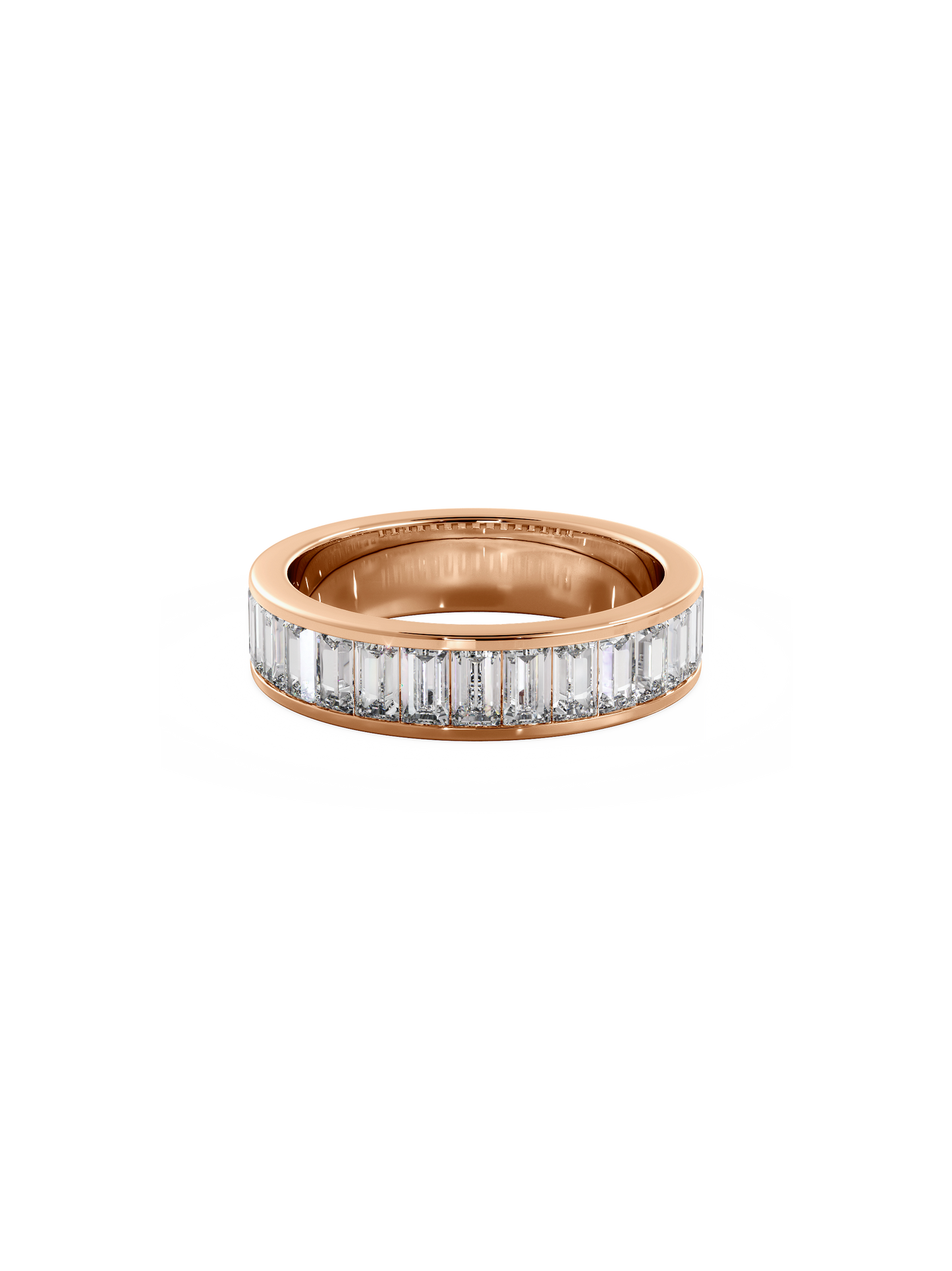 0.37 CT Round Full Eternity Lab Grown Diamond Wedding Band
