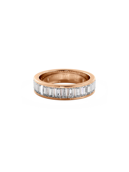 0.37 CT Round Full Eternity Lab Grown Diamond Wedding Band