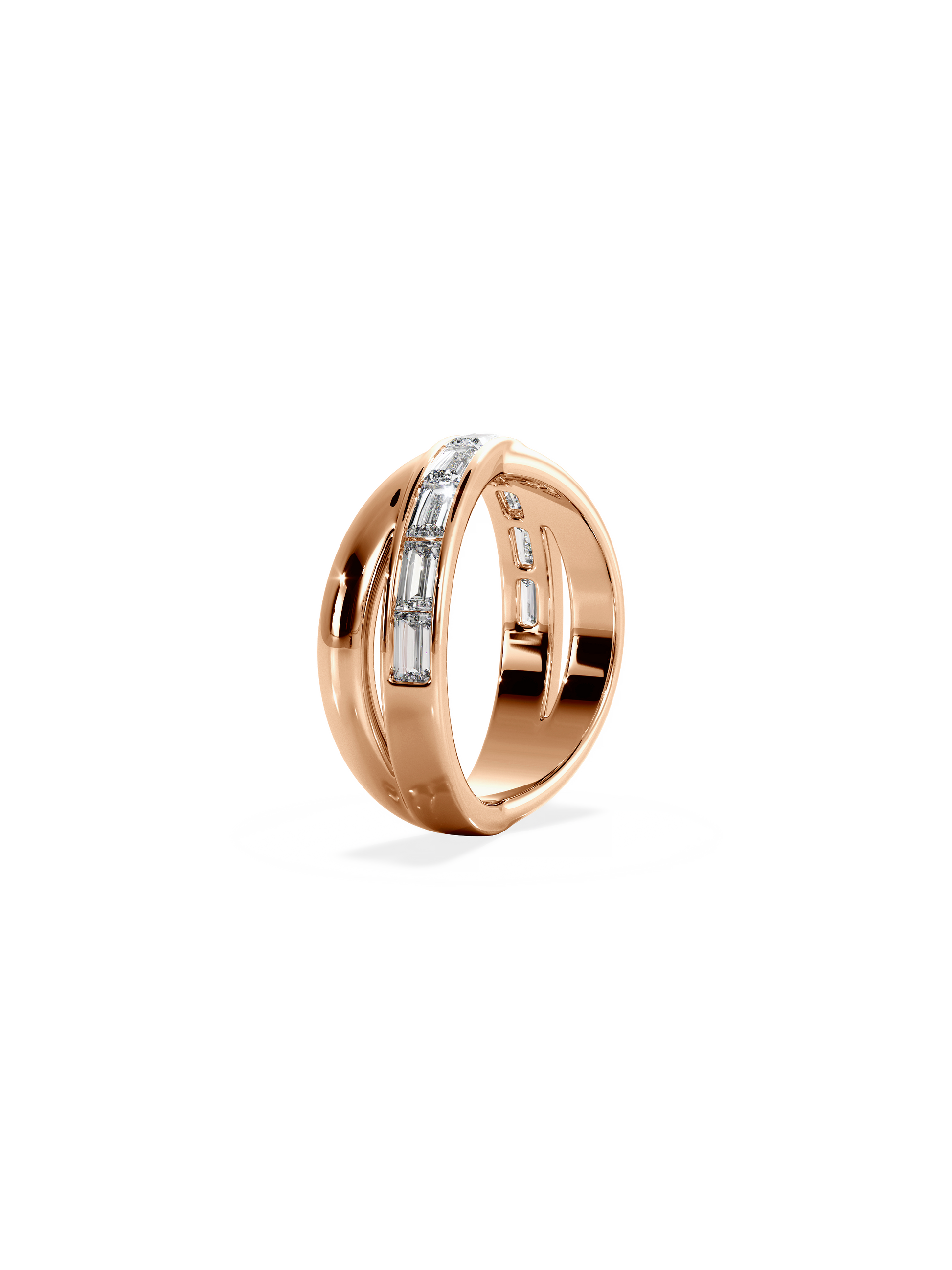 0.37 CT Round Full Eternity Lab Grown Diamond Wedding Band