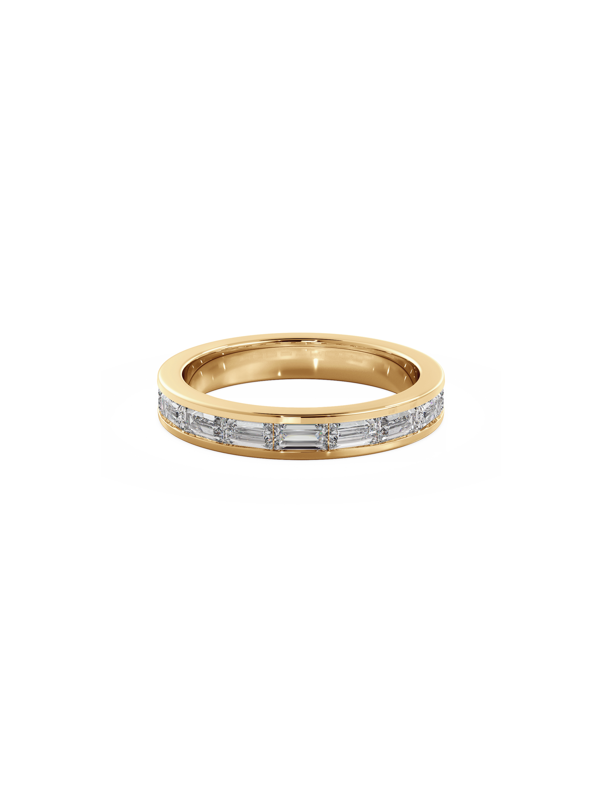 0.37 CT Round Full Eternity Lab Grown Diamond Wedding Band