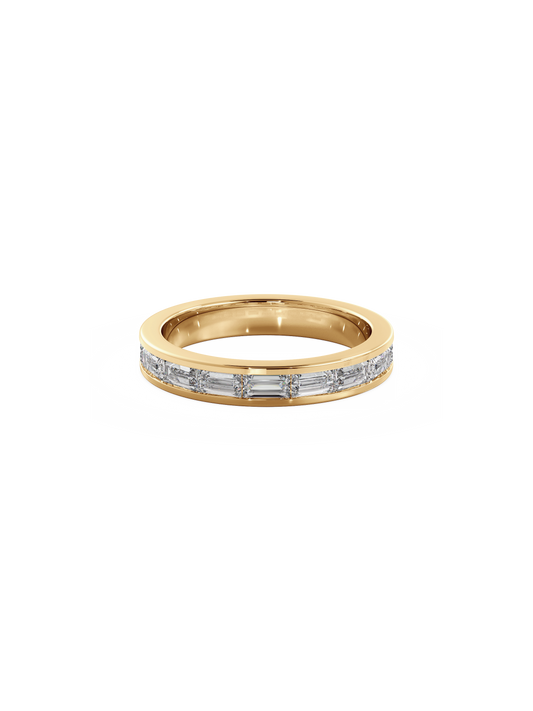 0.37 CT Round Full Eternity Lab Grown Diamond Wedding Band