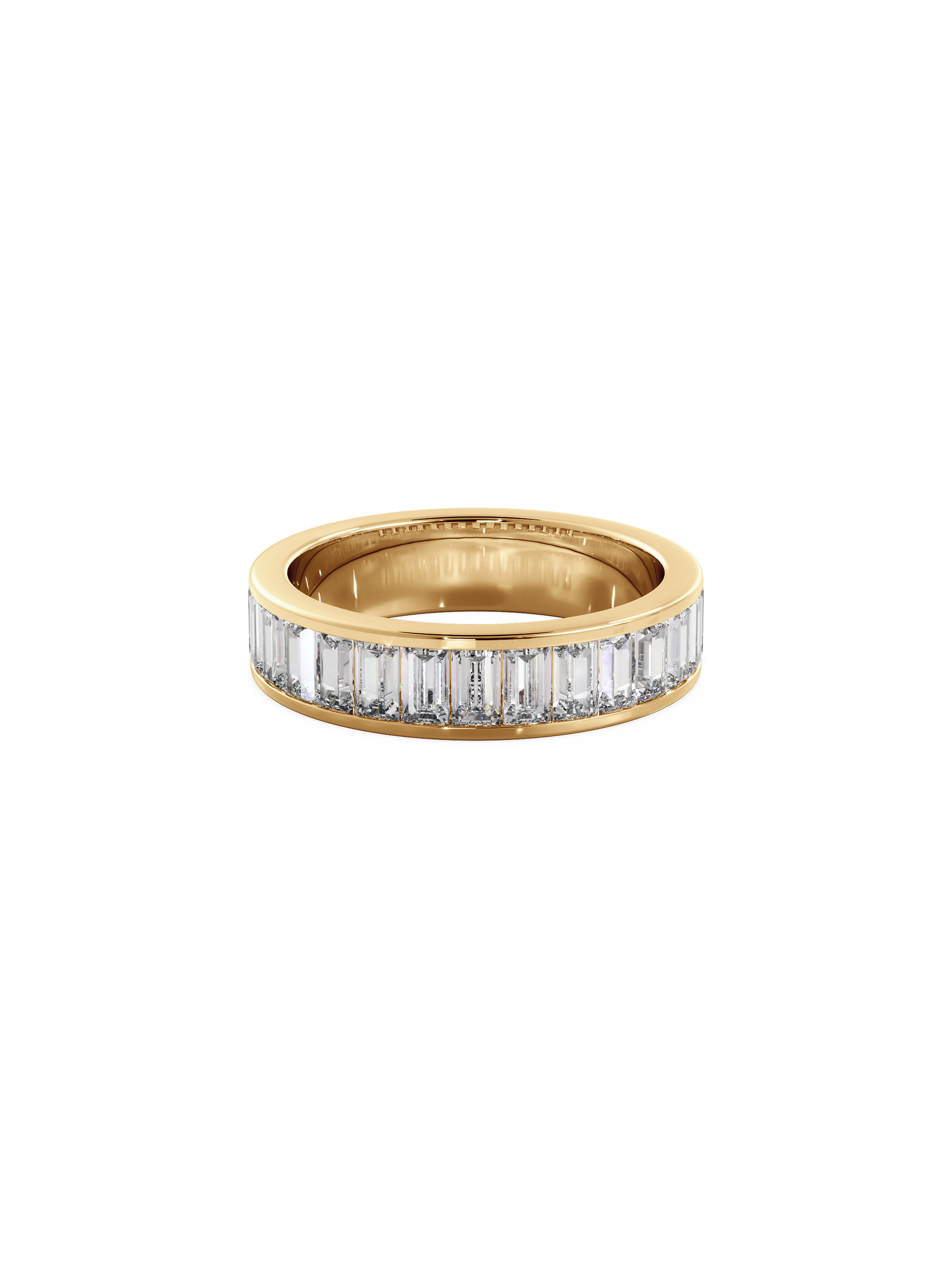 0.37 CT Round Full Eternity Lab Grown Diamond Wedding Band