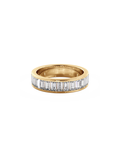 0.37 CT Round Full Eternity Lab Grown Diamond Wedding Band
