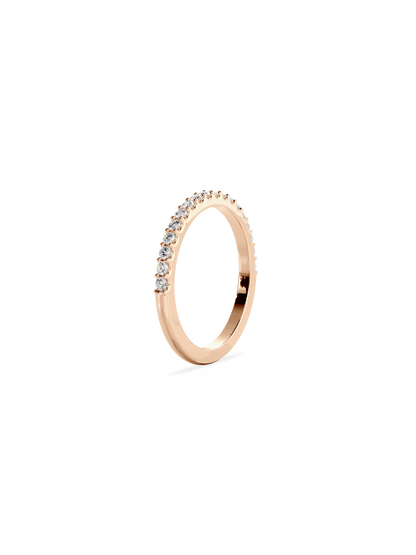 0.37 CT Round Full Eternity Lab Grown Diamond Wedding Band