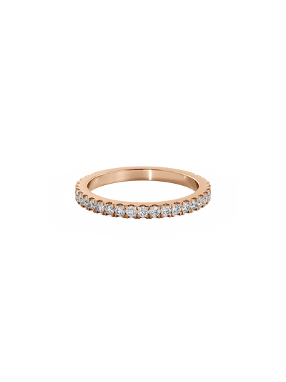 0.37 CT Round Full Eternity Lab Grown Diamond Wedding Band