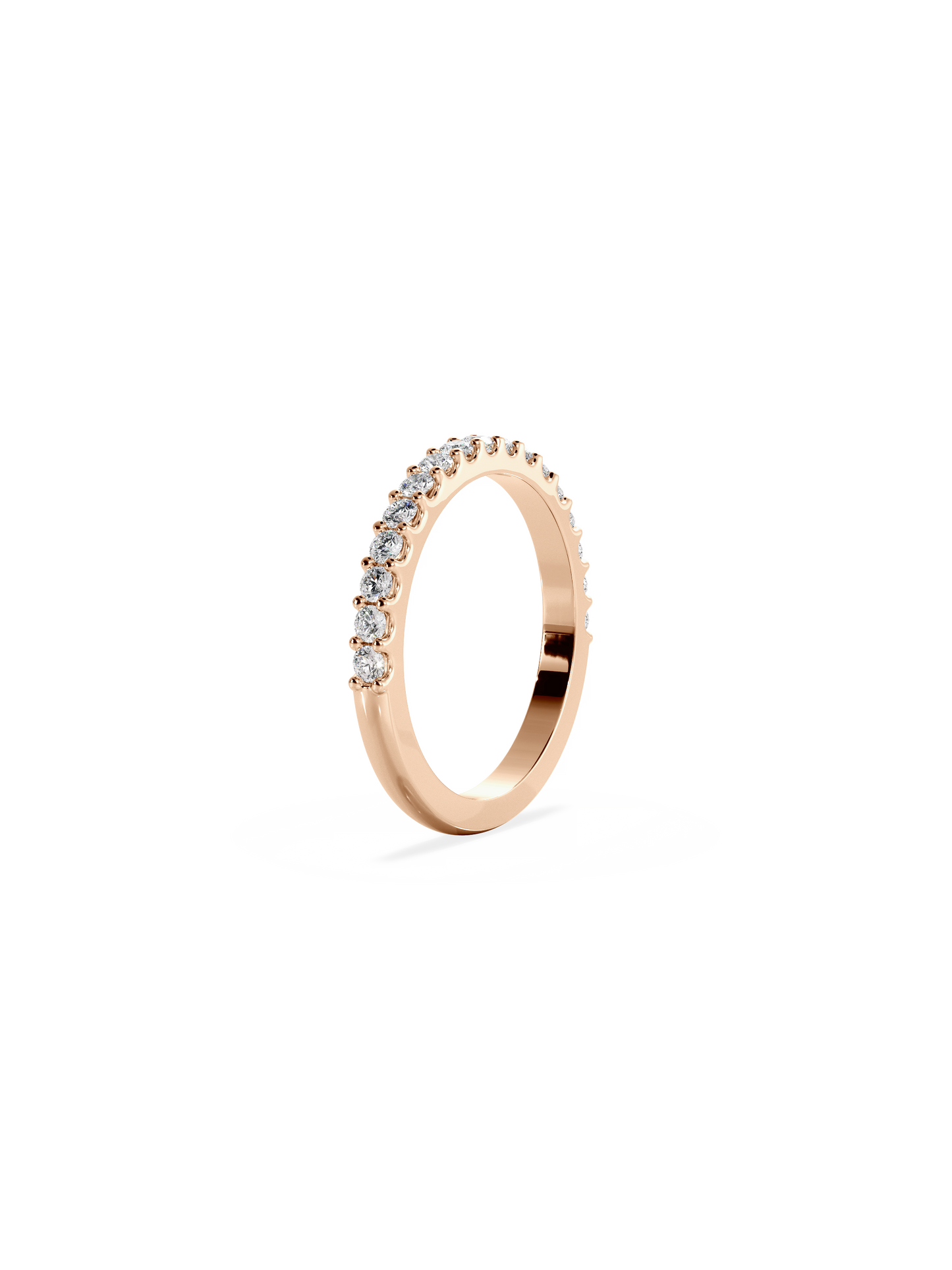0.37 CT Round Full Eternity Lab Grown Diamond Wedding Band