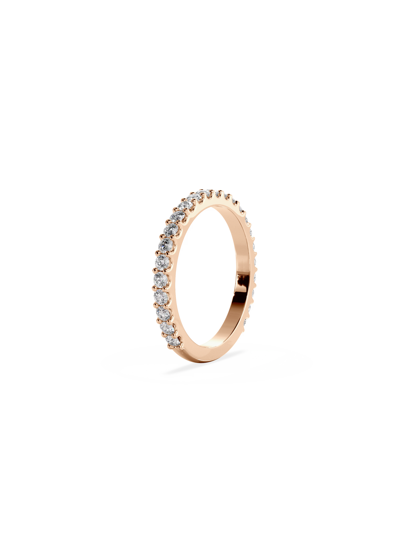 0.37 CT Round Full Eternity Lab Grown Diamond Wedding Band