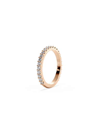 0.37 CT Round Full Eternity Lab Grown Diamond Wedding Band