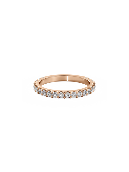 0.37 CT Round Full Eternity Lab Grown Diamond Wedding Band