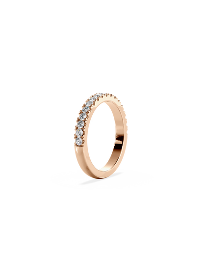 0.37 CT Round Full Eternity Lab Grown Diamond Wedding Band