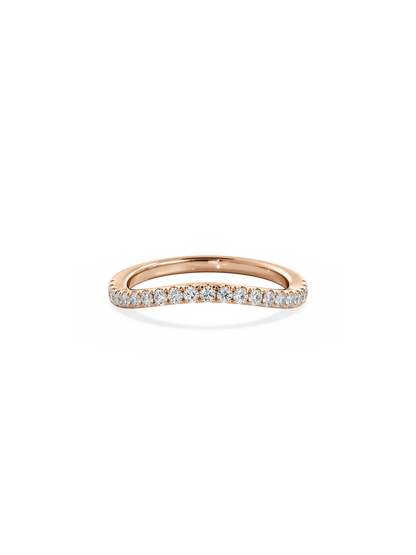 0.37 CT Round Full Eternity Lab Grown Diamond Wedding Band