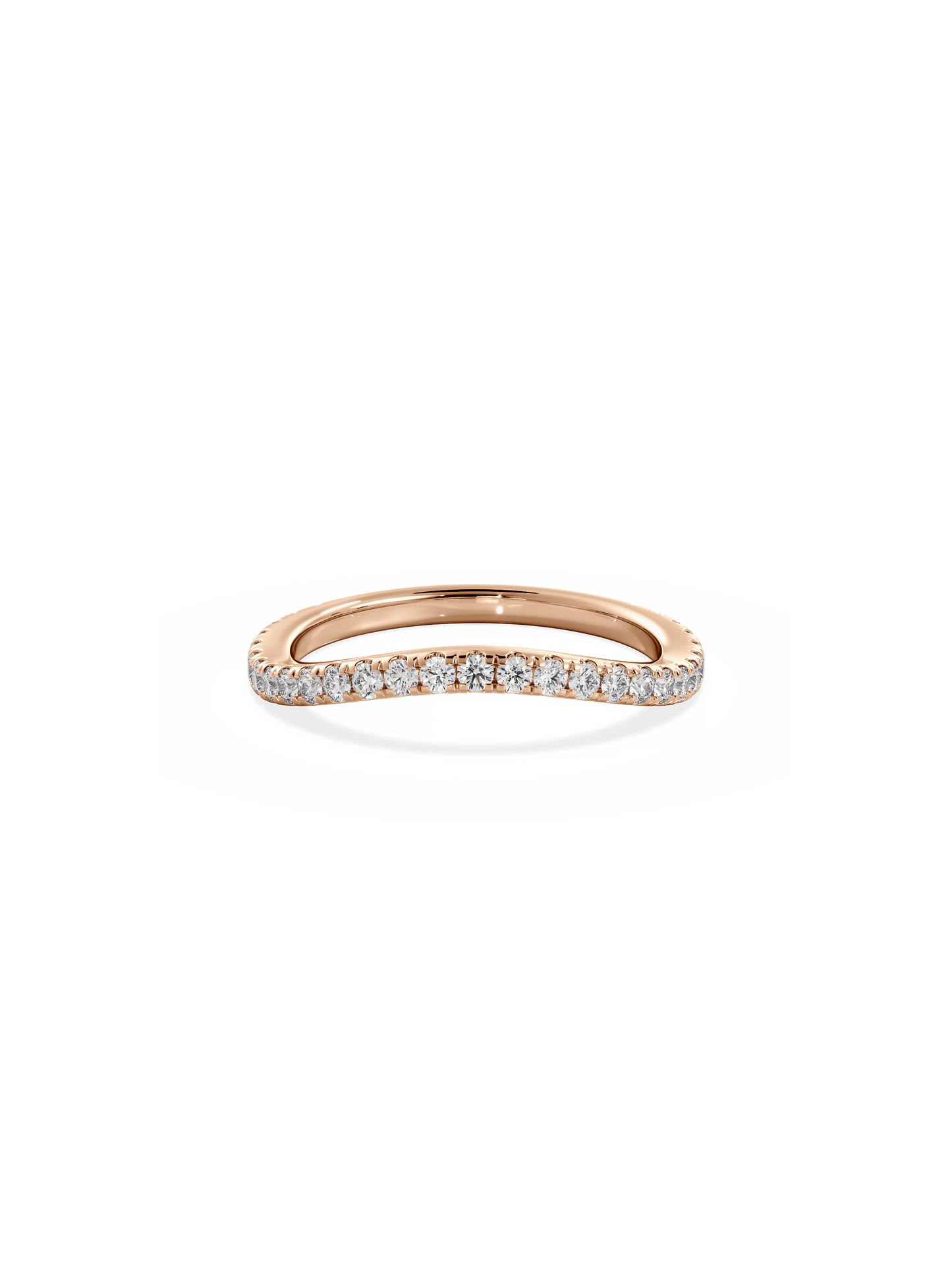 0.37 CT Round Full Eternity Lab Grown Diamond Wedding Band
