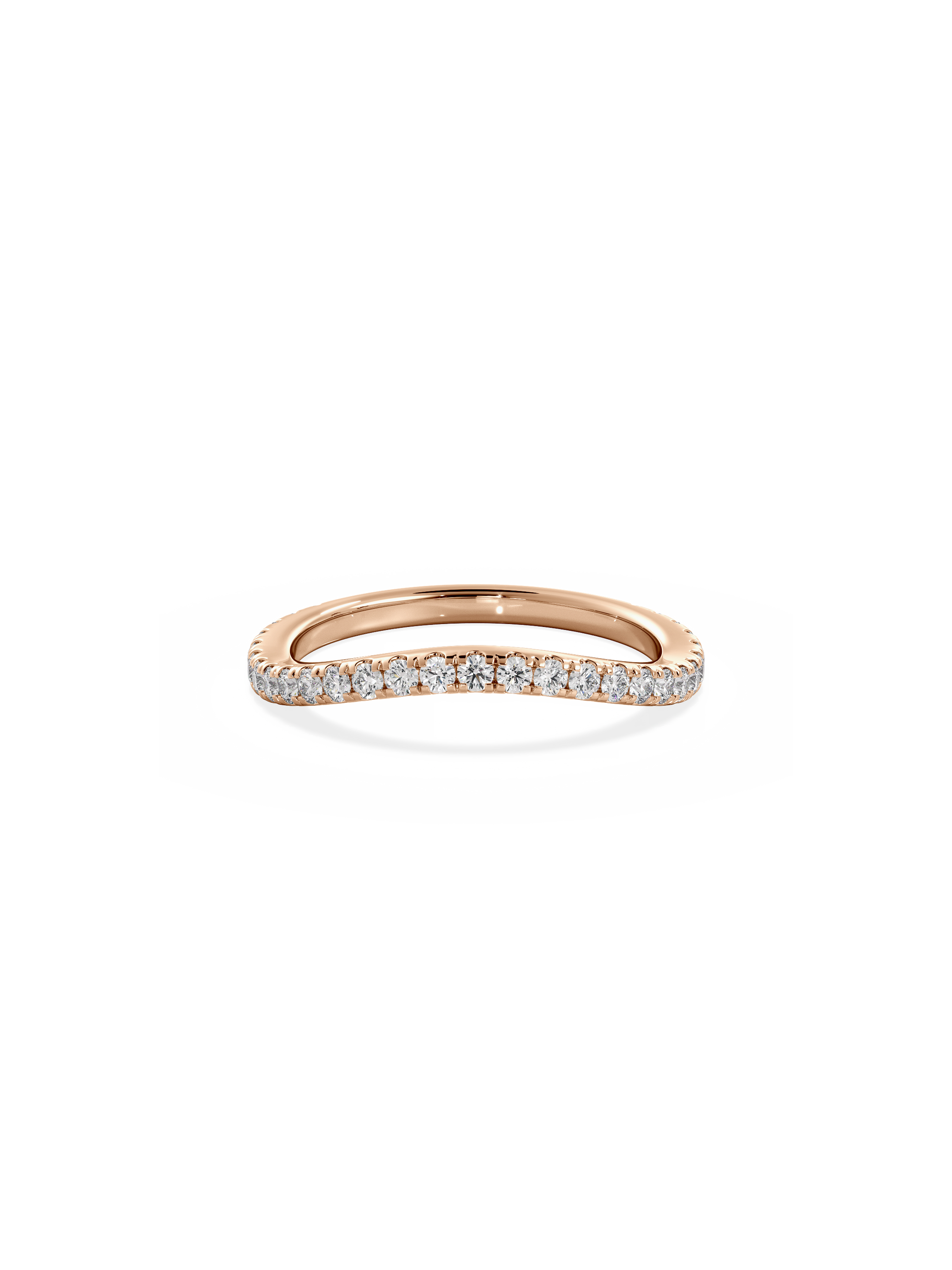 0.37 CT Round Full Eternity Lab Grown Diamond Wedding Band