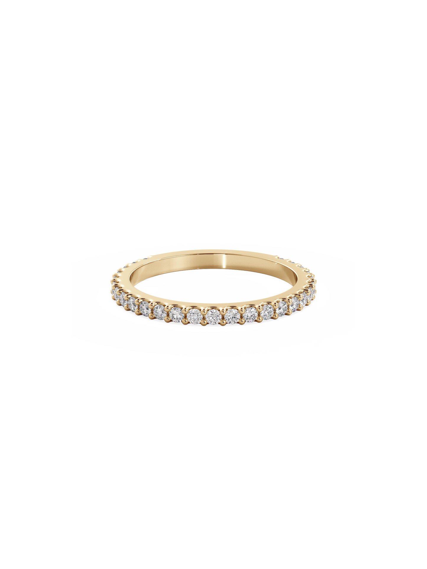 0.37 CT Round Full Eternity Lab Grown Diamond Wedding Band