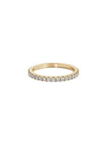 0.37 CT Round Full Eternity Lab Grown Diamond Wedding Band