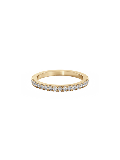 0.37 CT Round Full Eternity Lab Grown Diamond Wedding Band