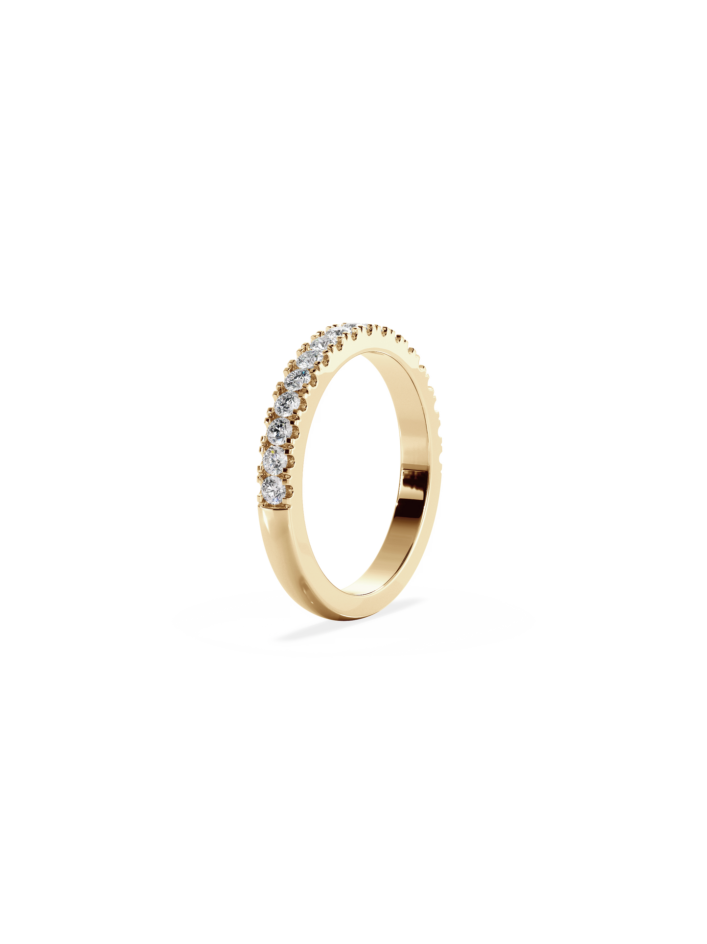0.37 CT Round Full Eternity Lab Grown Diamond Wedding Band