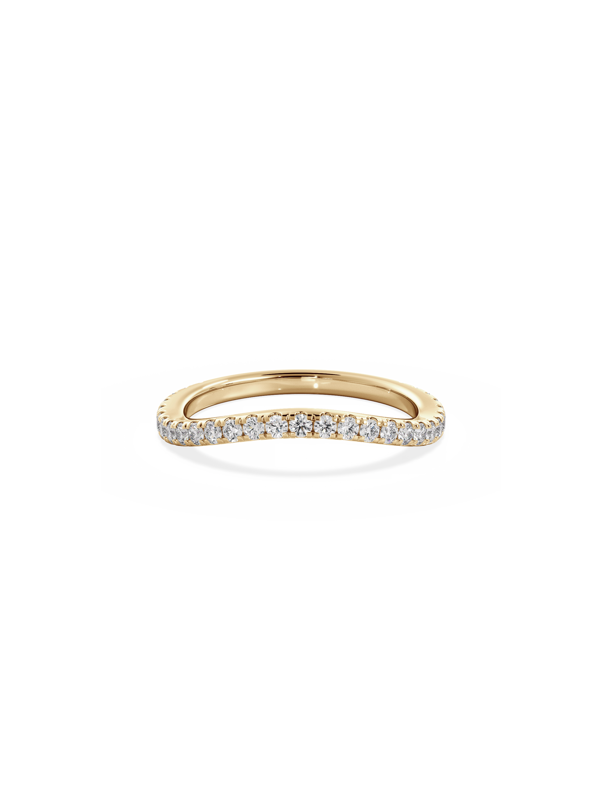 0.37 CT Round Full Eternity Lab Grown Diamond Wedding Band