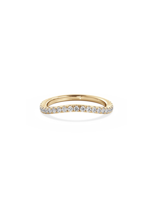 0.37 CT Round Full Eternity Lab Grown Diamond Wedding Band