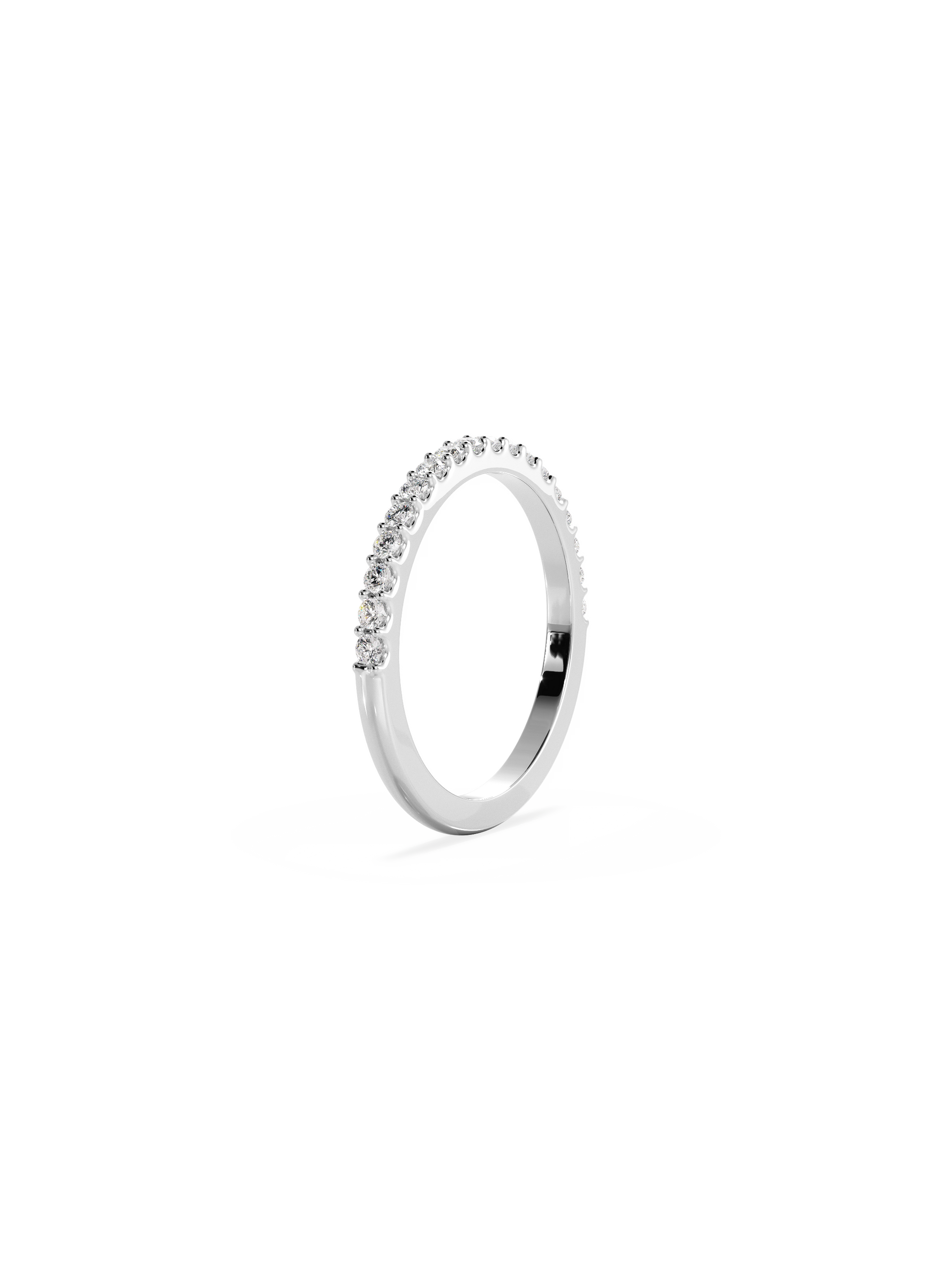 0.37 CT Round Full Eternity Lab Grown Diamond Wedding Band