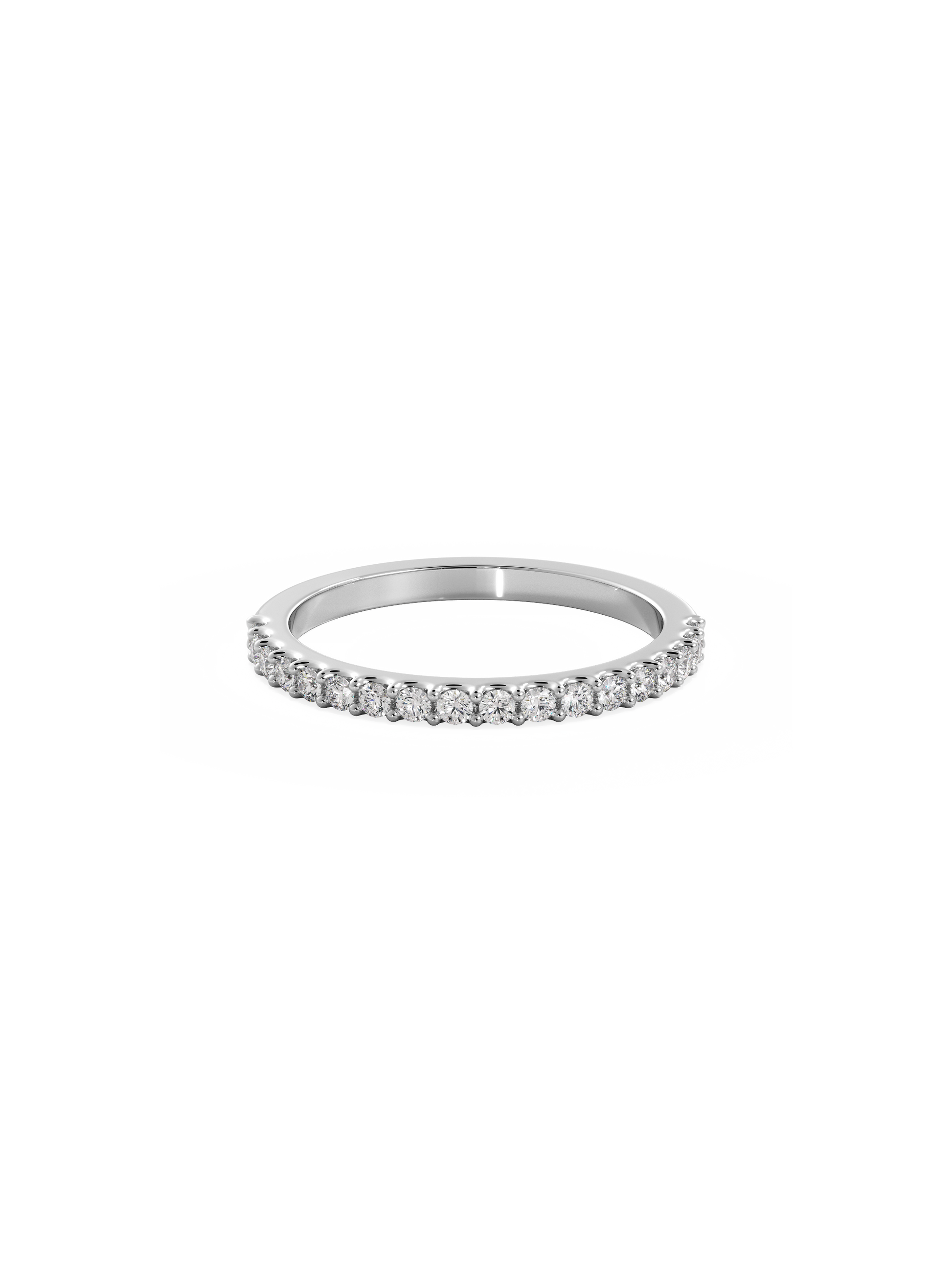 0.37 CT Round Full Eternity Lab Grown Diamond Wedding Band
