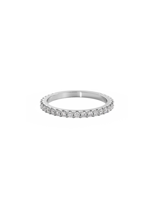 0.37 CT Round Full Eternity Lab Grown Diamond Wedding Band