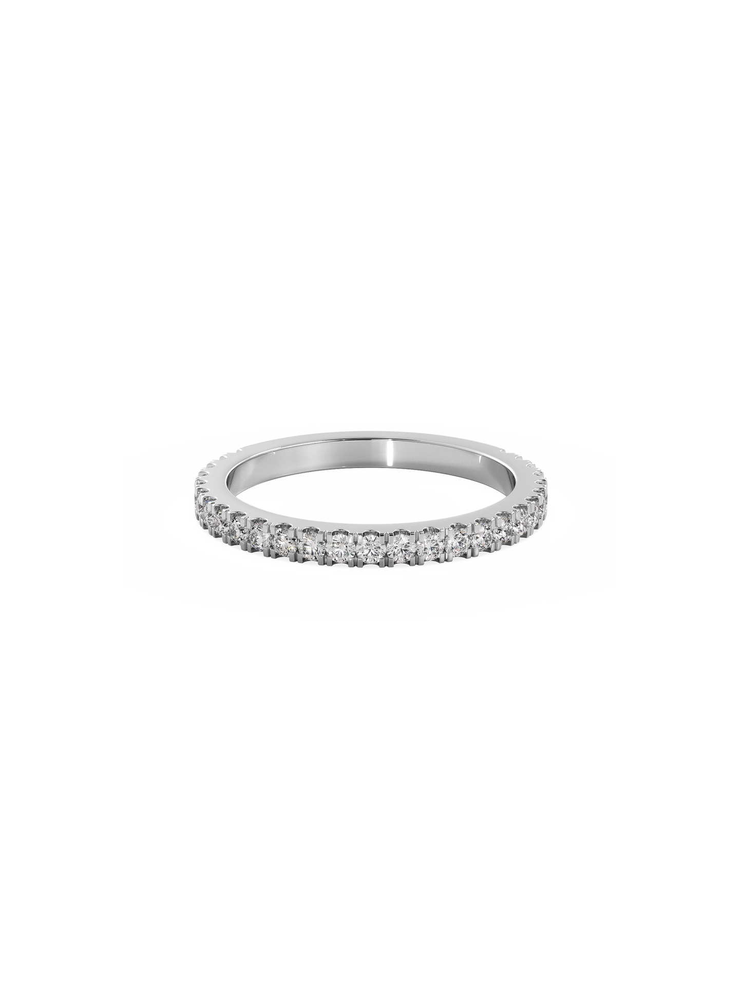 0.37 CT Round Full Eternity Lab Grown Diamond Wedding Band