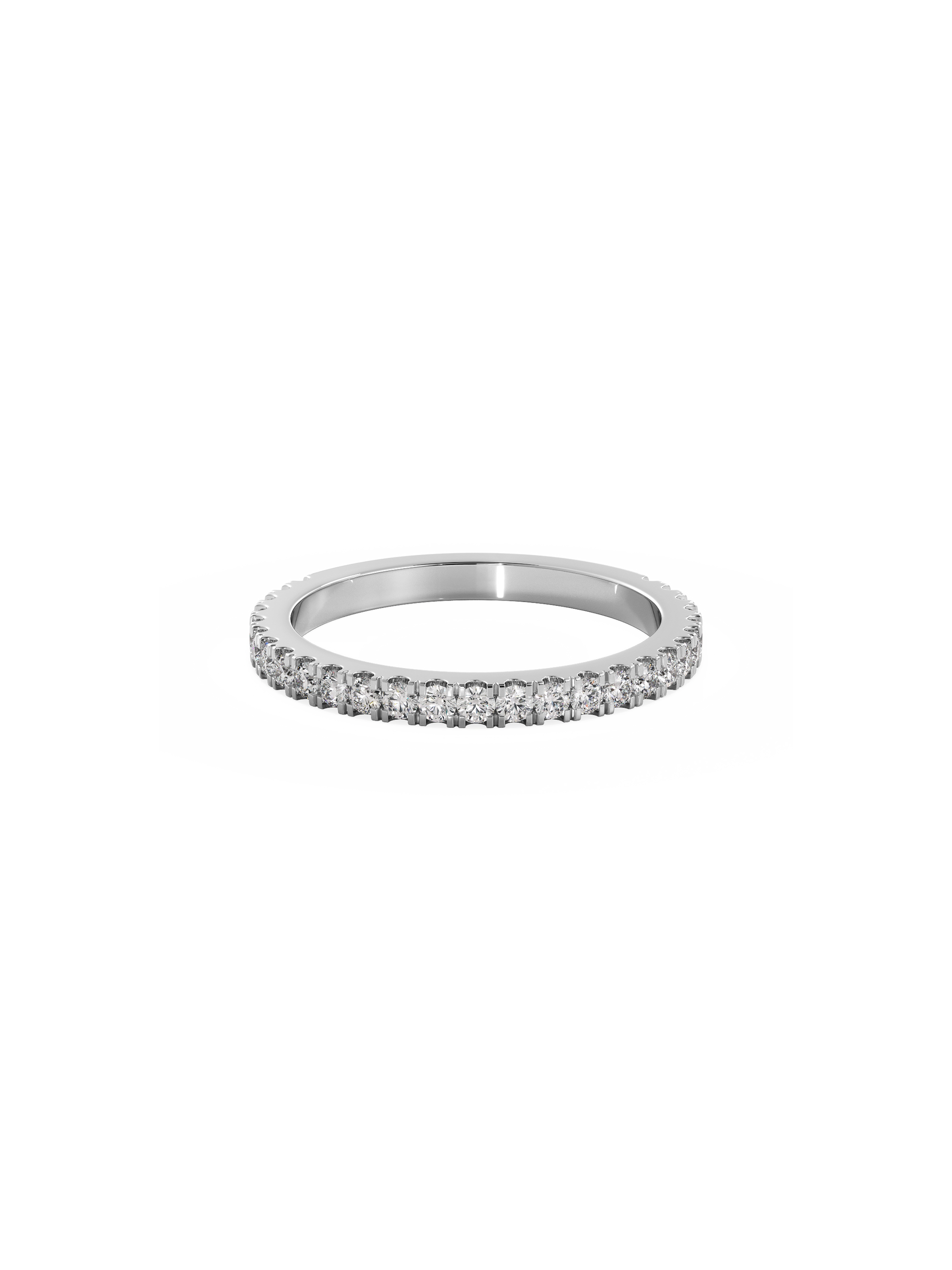 0.37 CT Round Full Eternity Lab Grown Diamond Wedding Band