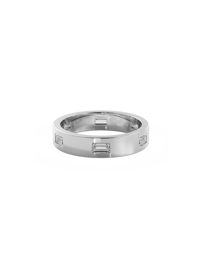 0.37 CT Round Full Eternity Lab Grown Diamond Wedding Band