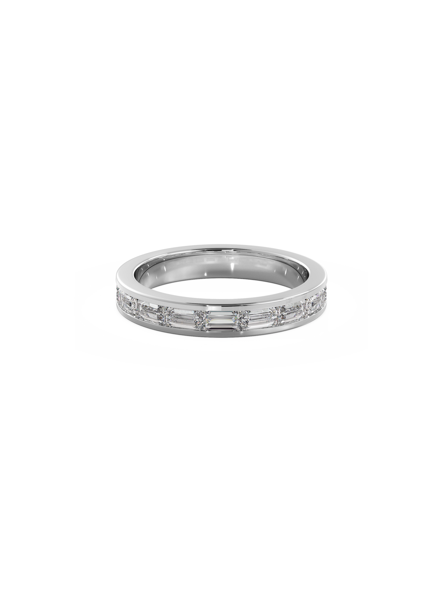 0.37 CT Round Full Eternity Lab Grown Diamond Wedding Band