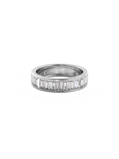 0.37 CT Round Full Eternity Lab Grown Diamond Wedding Band