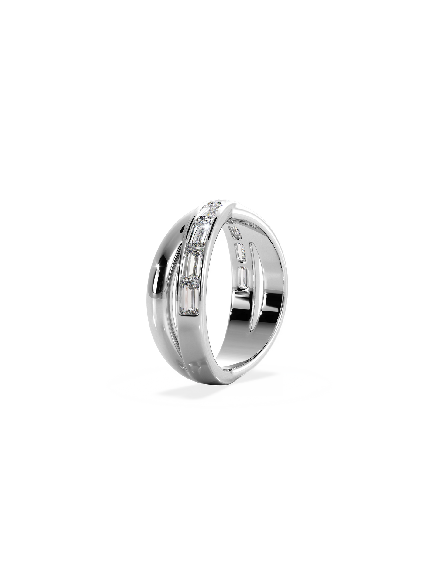 0.37 CT Round Full Eternity Lab Grown Diamond Wedding Band