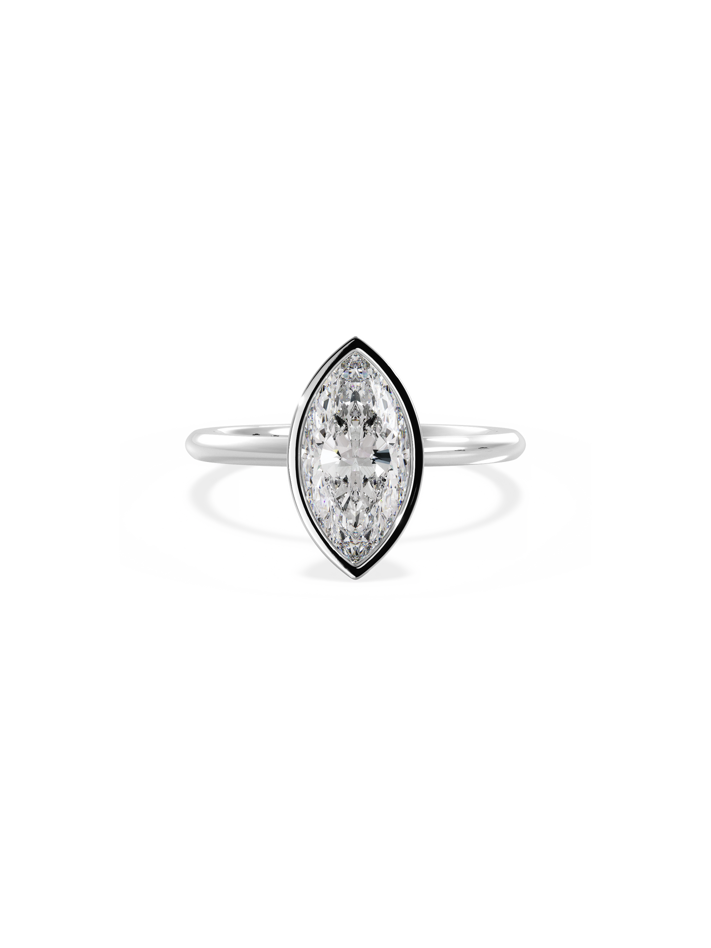 2 CT Round Three Stones Lab Grown Diamond Engagement Ring