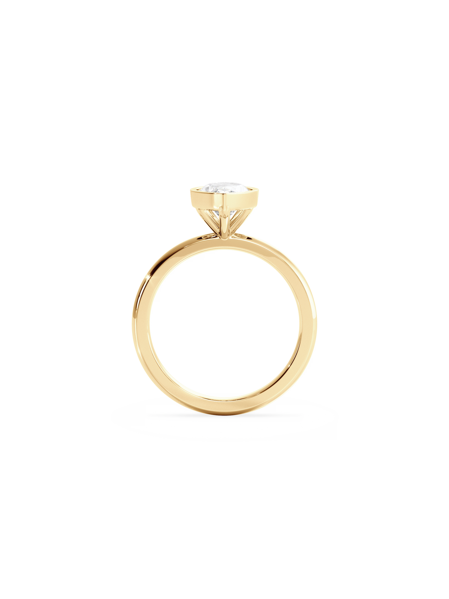 2 CT Round Three Stones Lab Grown Diamond Engagement Ring