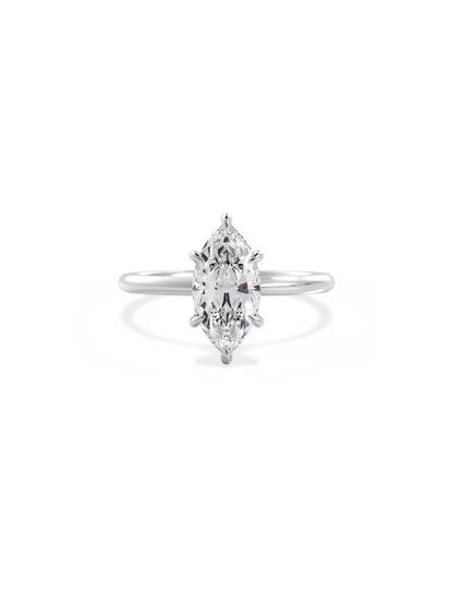 2 CT Round Three Stones Lab Grown Diamond Engagement Ring