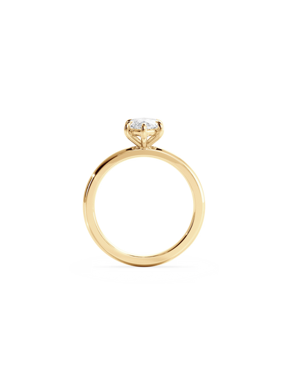 2 CT Round Three Stones Lab Grown Diamond Engagement Ring
