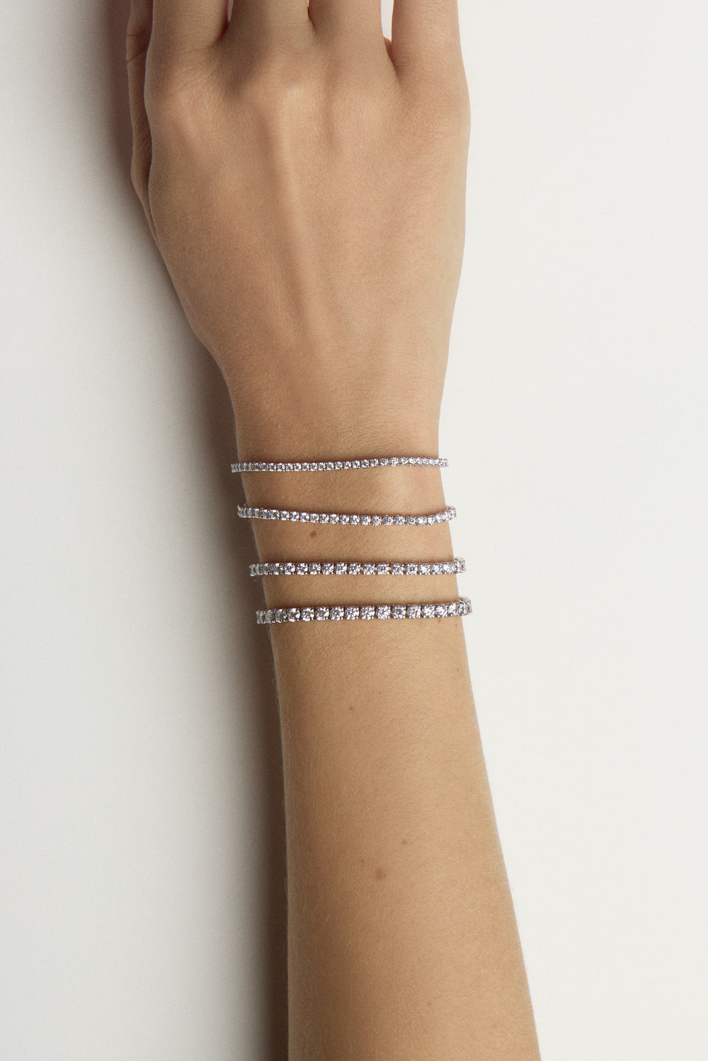 2.55 TCW Round Stones Lab Grown Diamond Tennis Bracelet