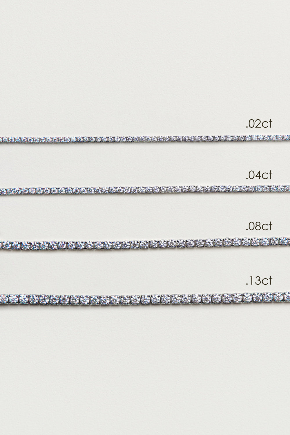 2.55 TCW Round Stones Lab Grown Diamond Tennis Bracelet