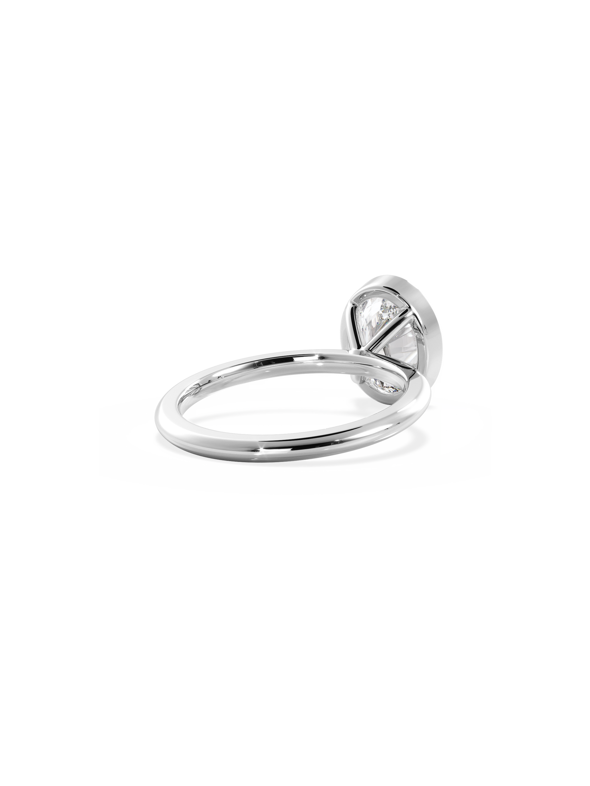 2 CT Round Three Stones Lab Grown Diamond Engagement Ring