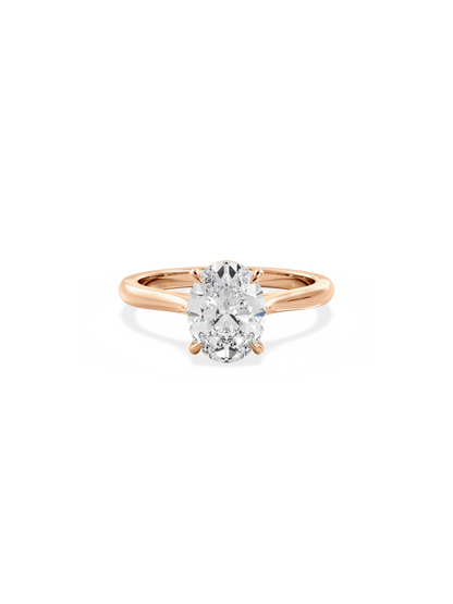 2 CT Round Three Stones Lab Grown Diamond Engagement Ring